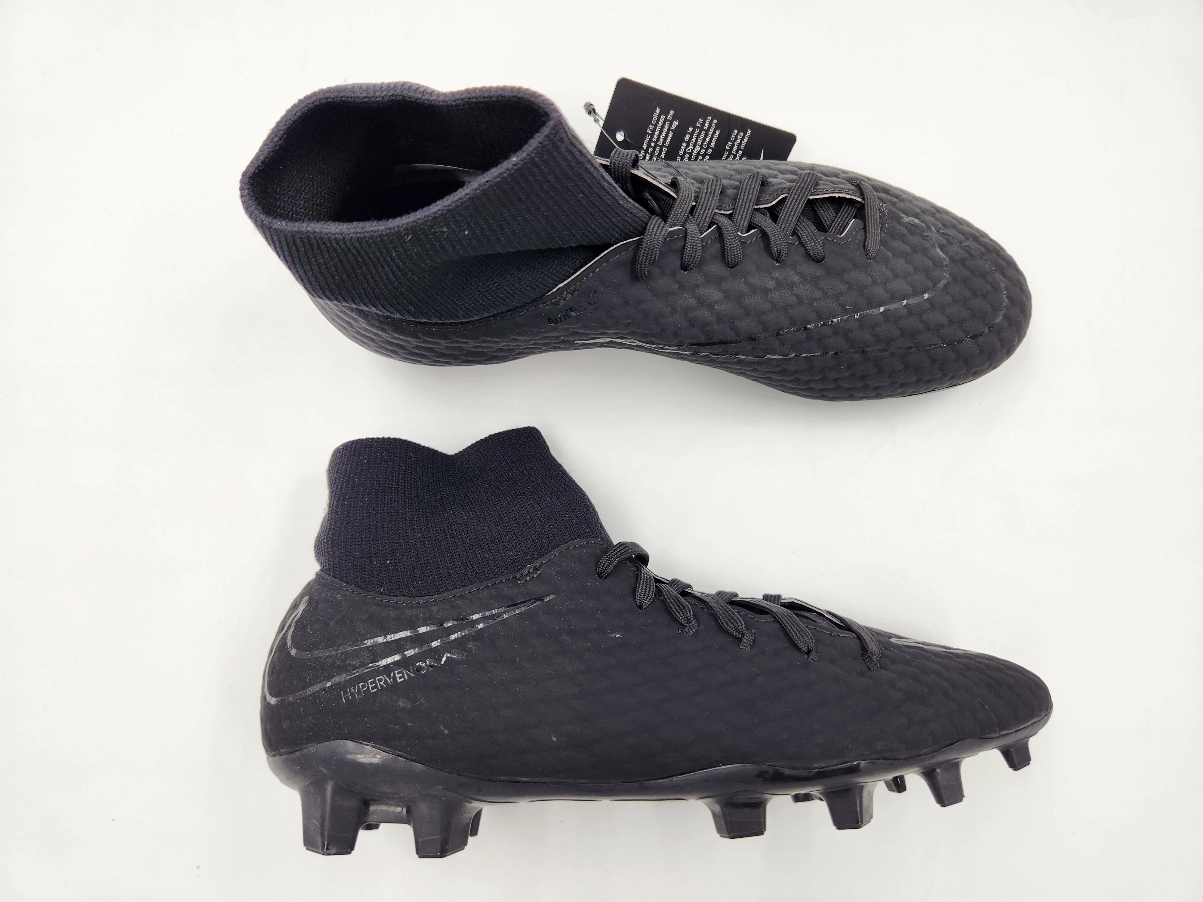 Nike Hypervenom Phelon 3 DF FG Black Platform Shoes Nike