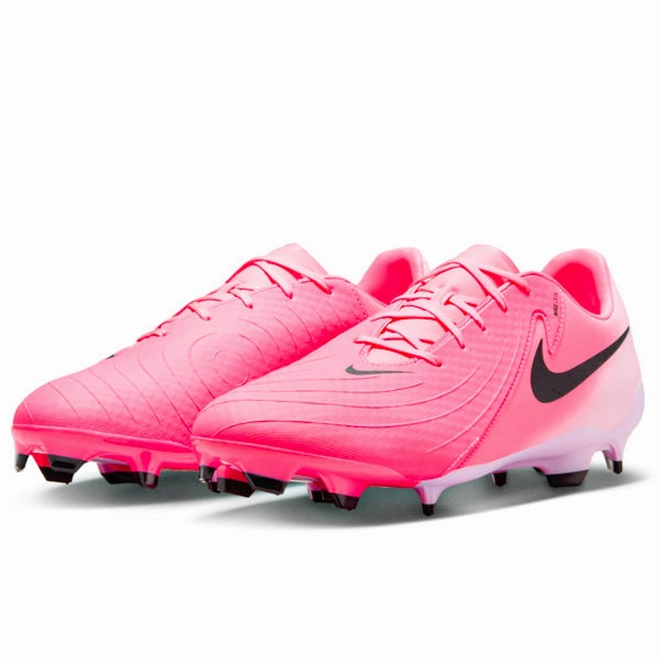 Nike Phantom GX II Academy FG/MG Soccer Cleats (Sunset Pulse/Black) Predator Edge Low Firm Ground Soccer Cleats