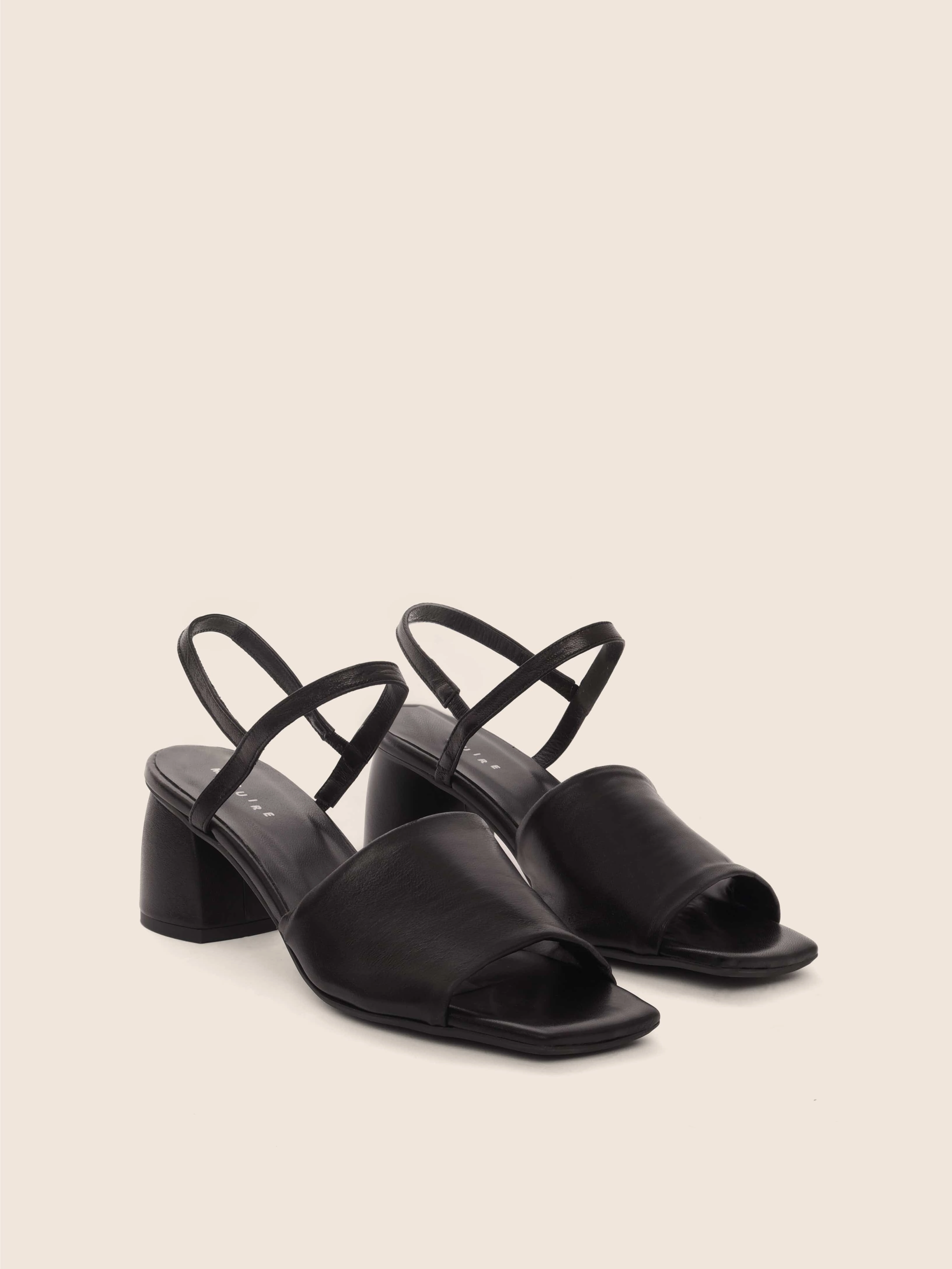 Oliva Black Heel Flat Shoe Dancing