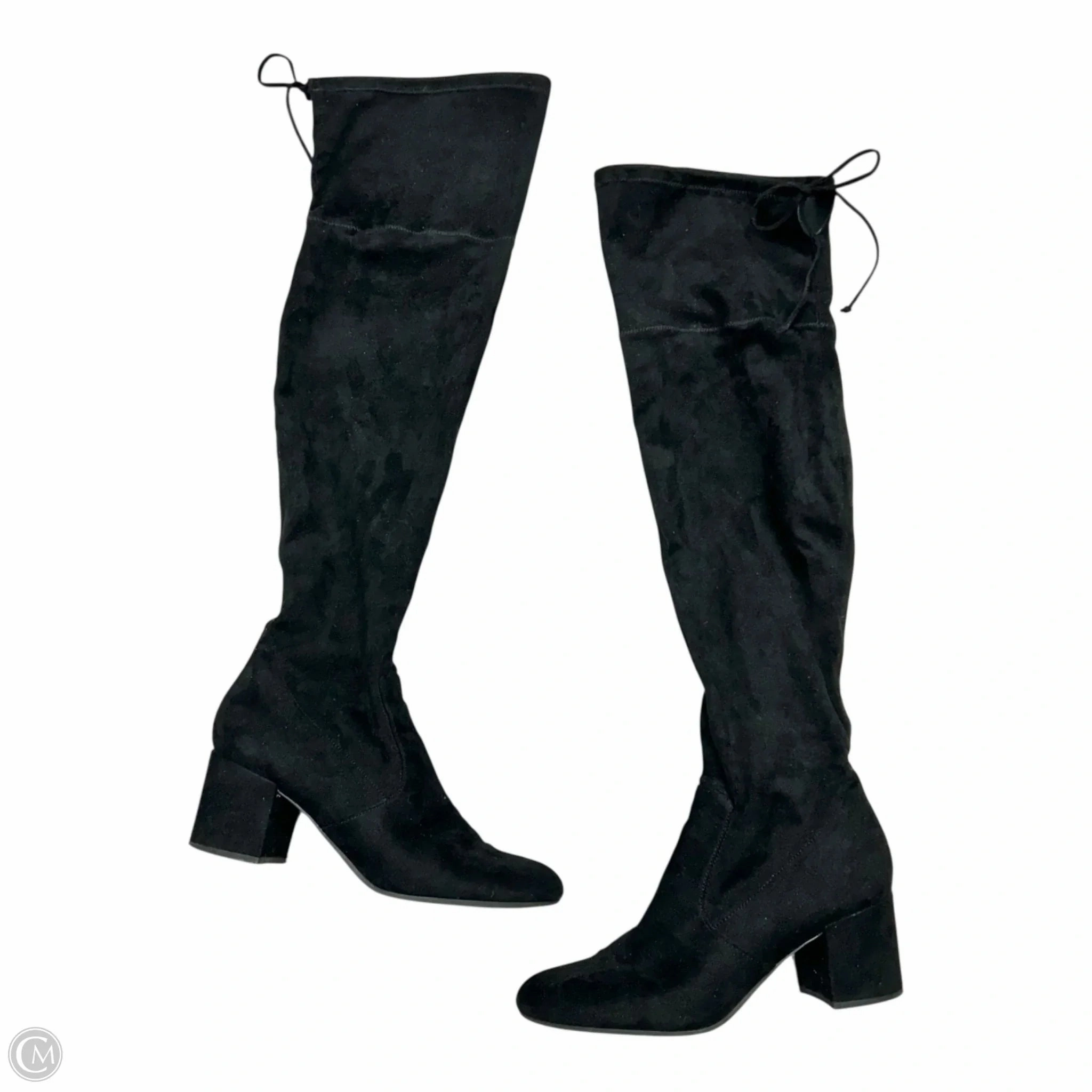 Boots Over-the-knee Heels By Unisa In Black, Size: 10 Python Western Boots