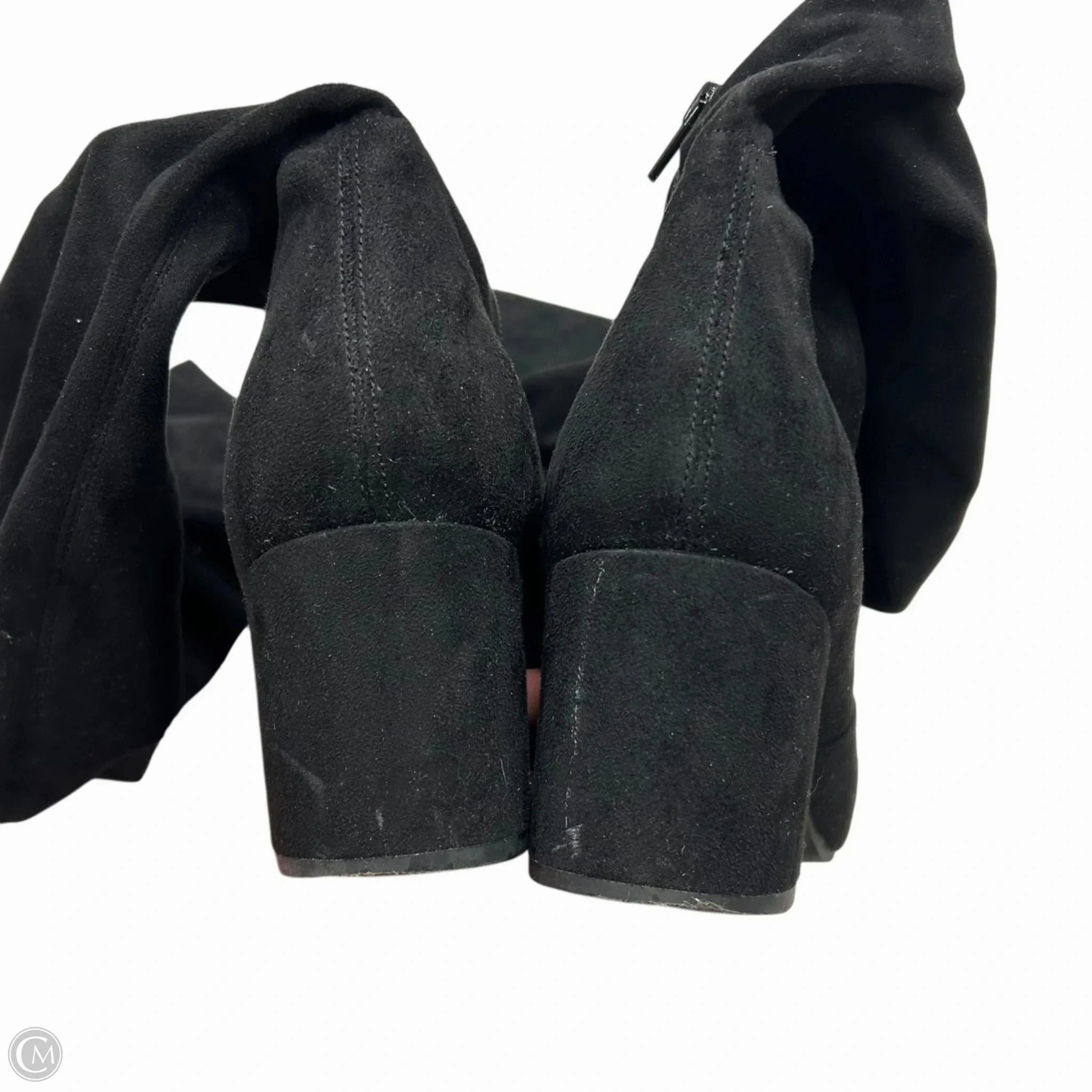 Boots Over-the-knee Heels By Unisa In Black, Size: 10 Jeanne Boots