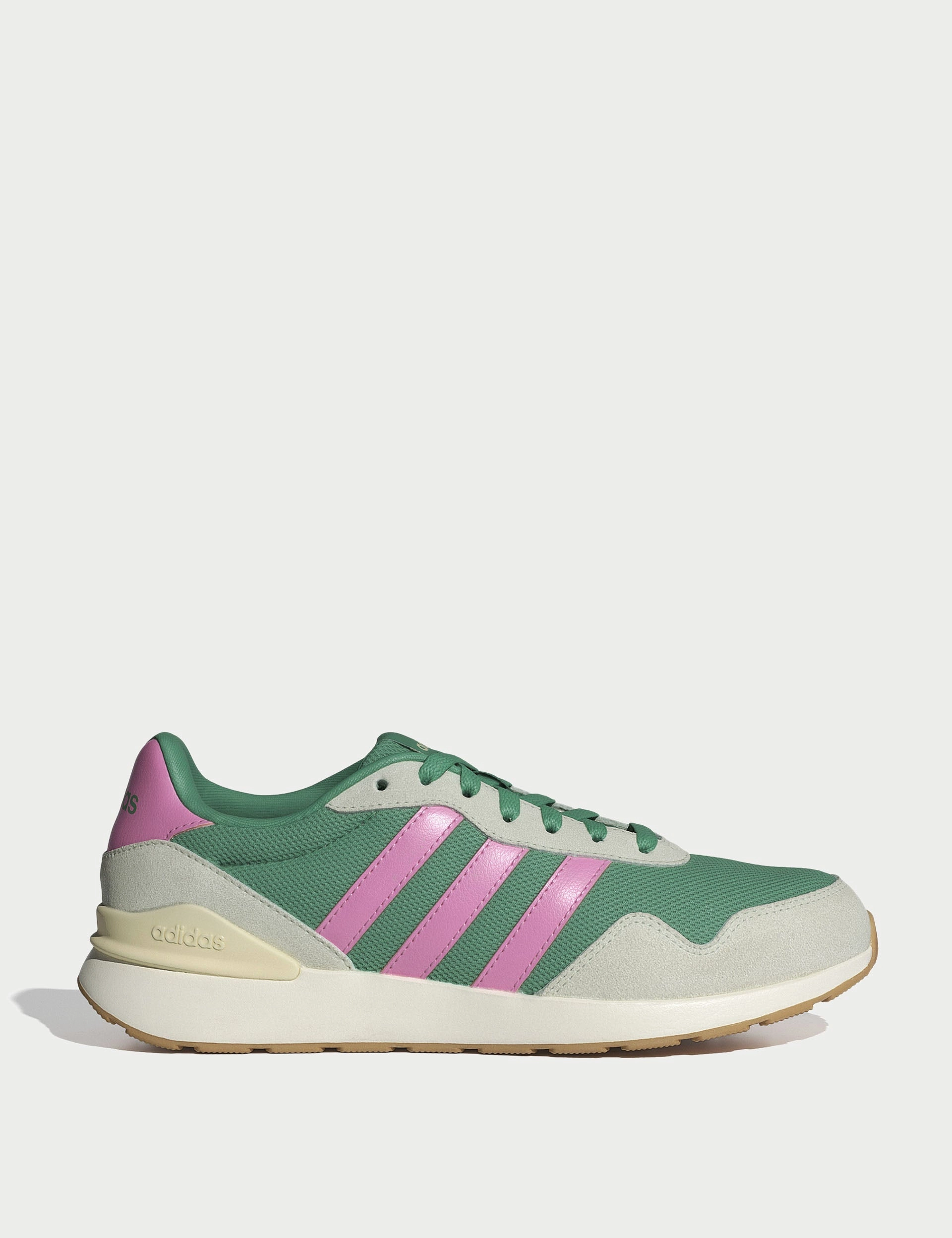 Adidas Running Shoes Gore Tex Run 60S 4.0 Shoes - Semi Court Green/Bliss Pink/Warm Vanilla
