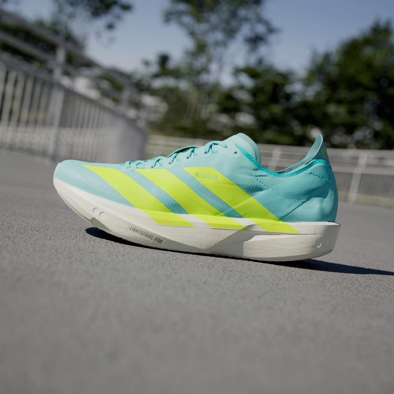 Men's Adizero Takumi Sen 11 Running Shoes Flash Aqua / Zero Metalic / Mint Ton Adidas Kids Lite Racer Adapt 7.0 Shoes