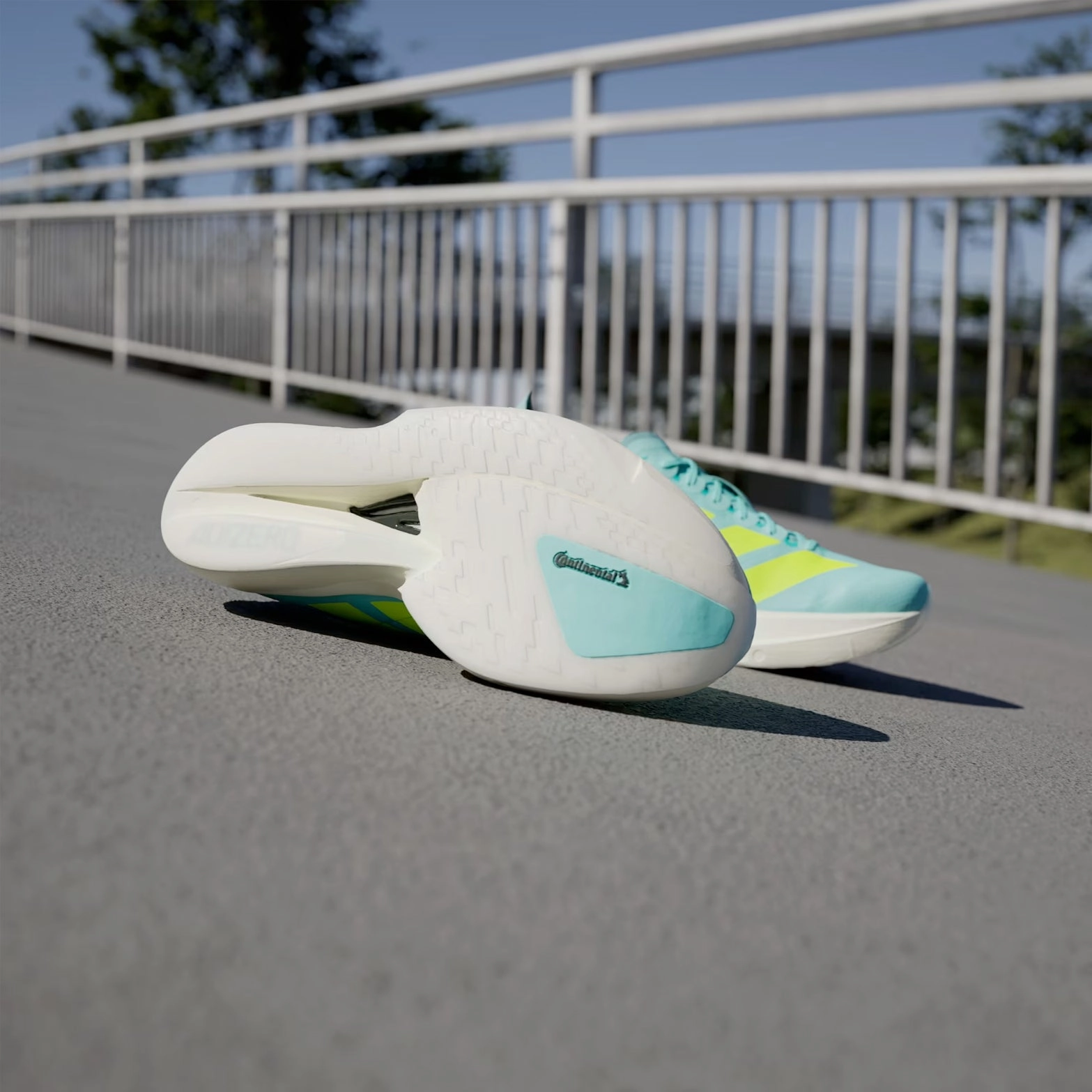 Men's Adizero Takumi Sen 11 Running Shoes Flash Aqua / Zero Metalic / Mint Ton Adidas Brogue Shoes