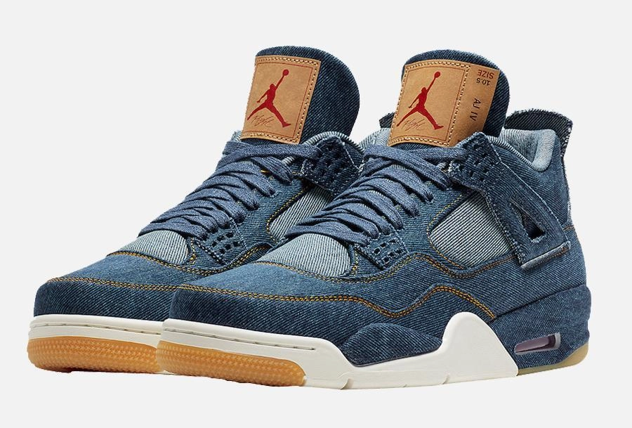 Basketball Shoes For Style Jordan 4 Blue Denim Basketball Shoes