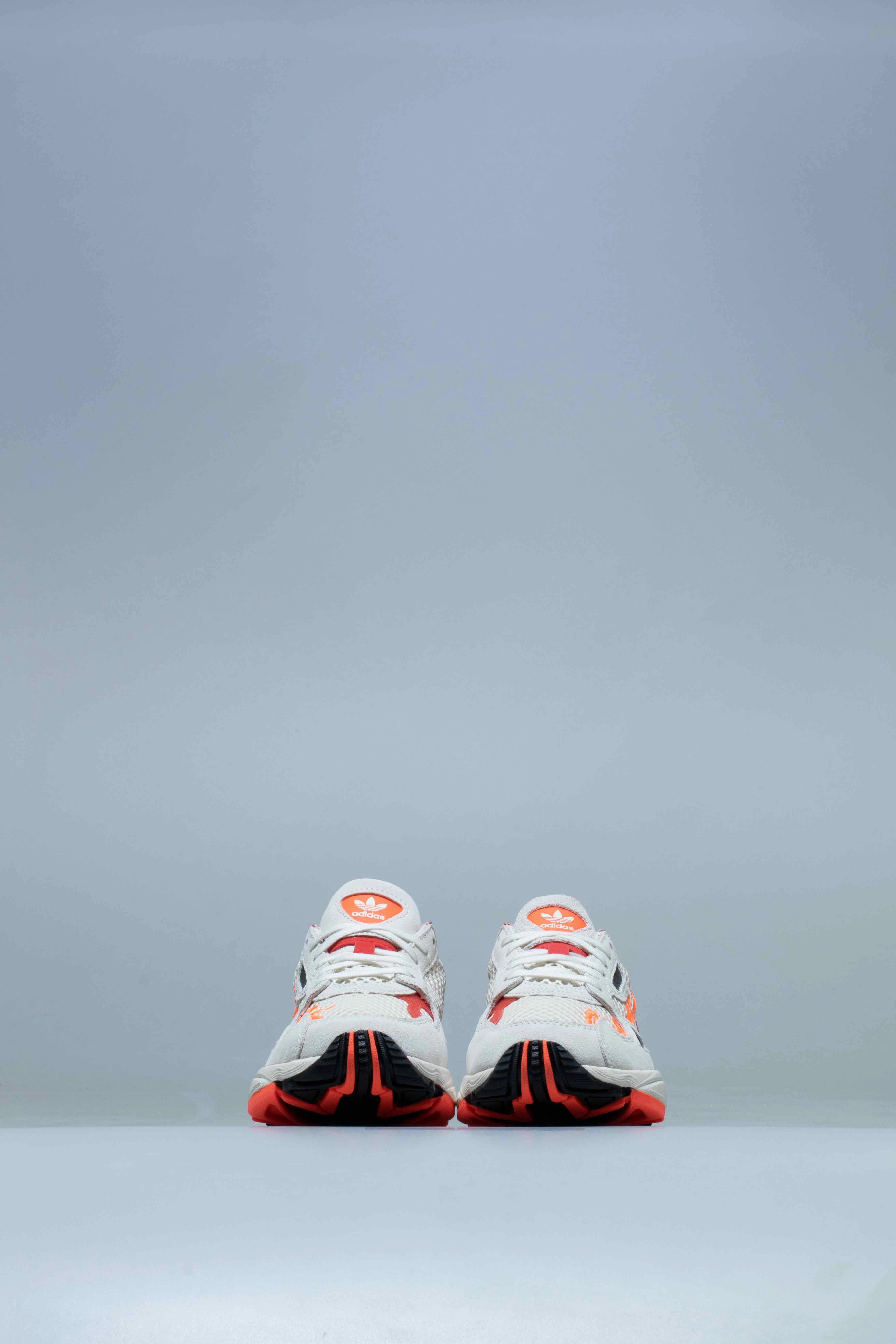 Fiorucci Falcon Womens Shoe - Off White/Red/Solar Orange Adidas Shoes Dsw