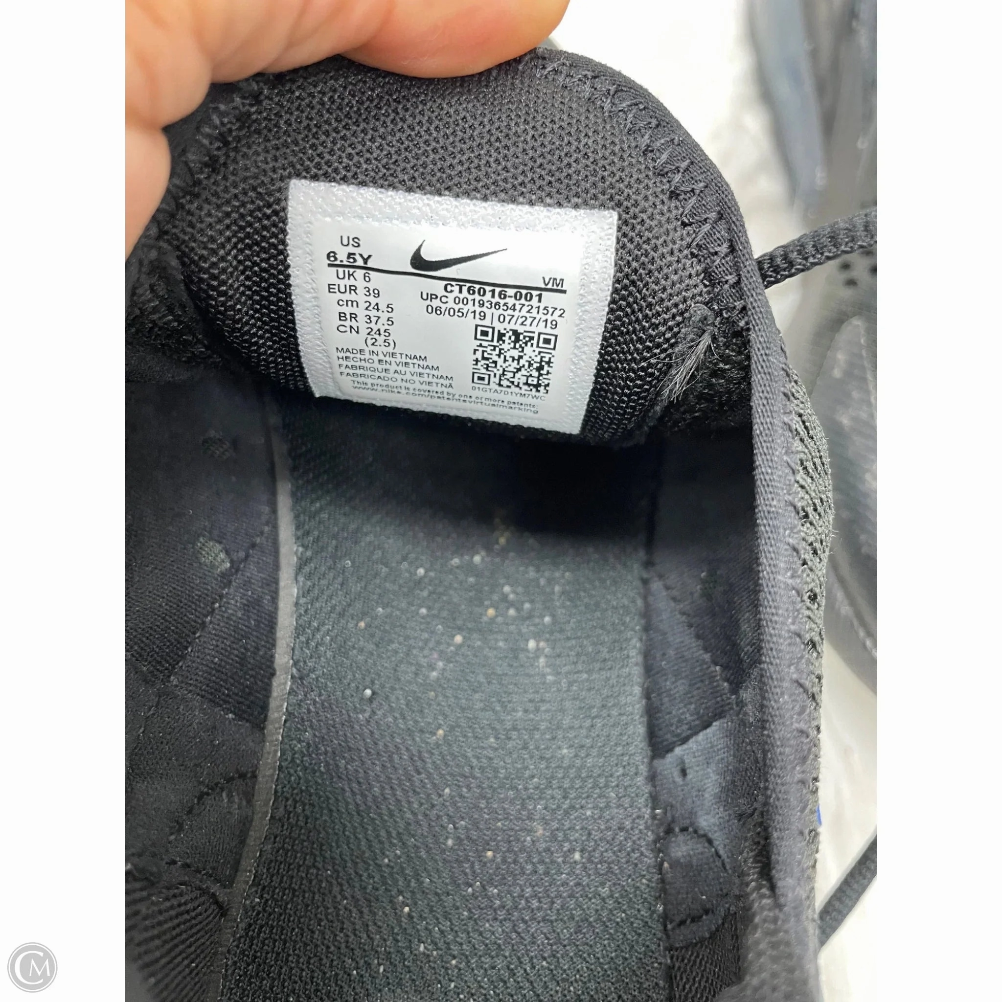 Shoes Sneakers By Nike In Black & Blue, Size: 6.5 Nike Sustainable Shoes