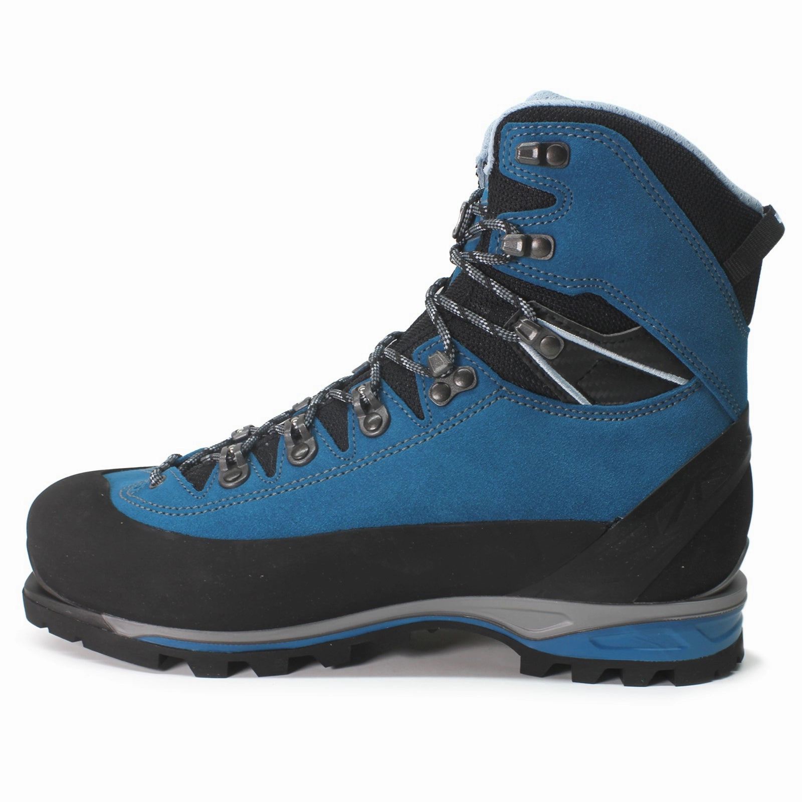 So Kate Leather Ankle Boots Lowa Alpine Expert II GTX Suede Textile Women's Lace Up Turquoise Ice Blue Boots