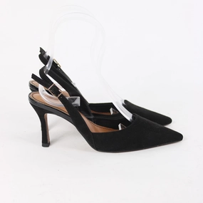 ASOS Black Sling Back Heels High Heels Feet