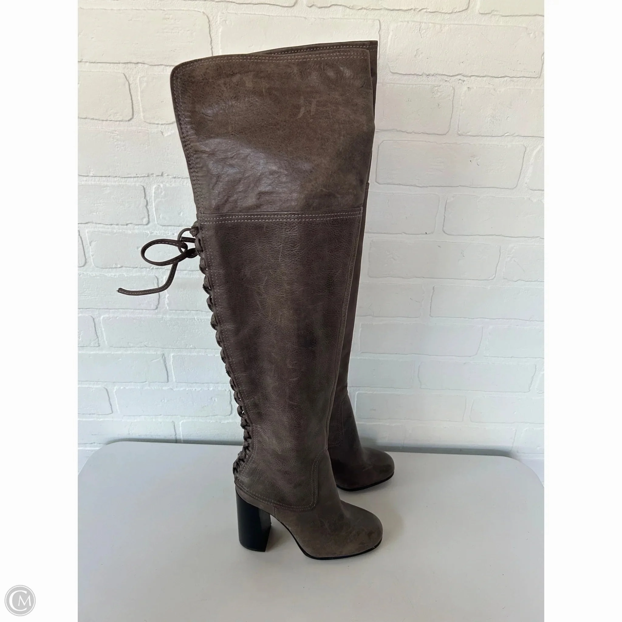 Cowboy Boots Near Me Boots Over-the-knee Heels By Vince Camuto In Brown, Size: 6