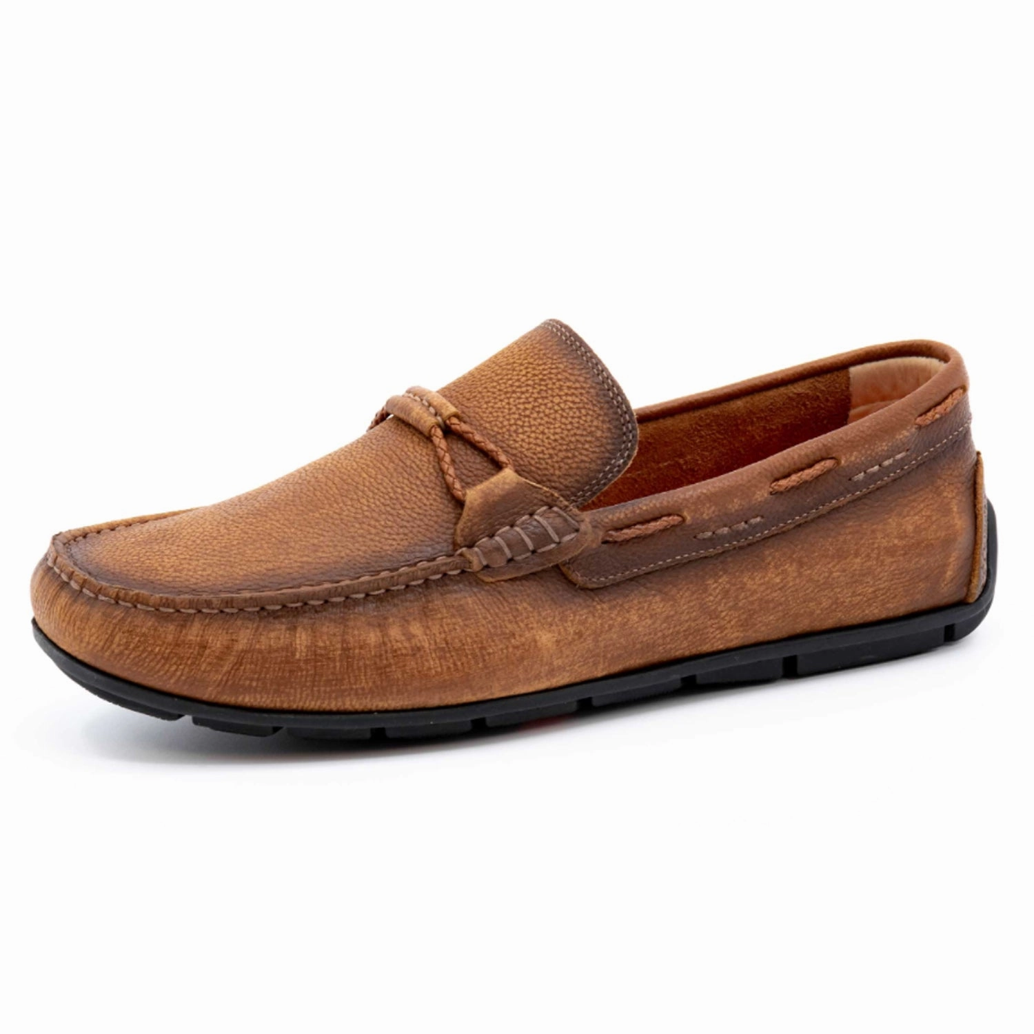 Loafers Shows Martin Dingman Bermuda Braided Bit Loafer Old Saddle