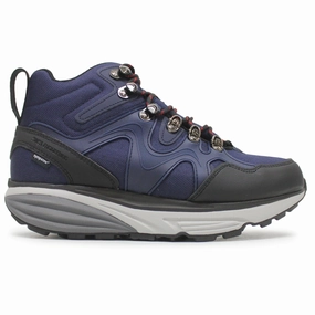 MBT Navada X Sym Textile Synthetic Women's Navy High Top Trainers Shimano Waterproof Mtb Shoes