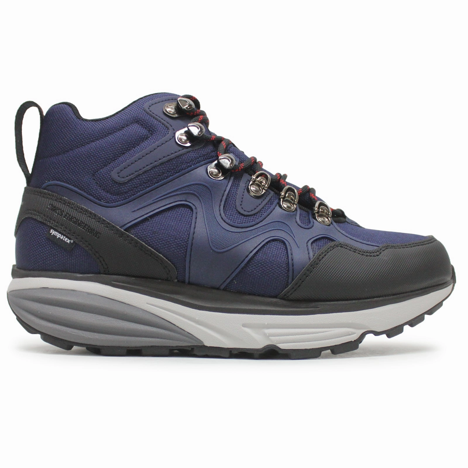 MBT Navada X Sym Textile Synthetic Women's Navy High Top Trainers Oc Running Shoes