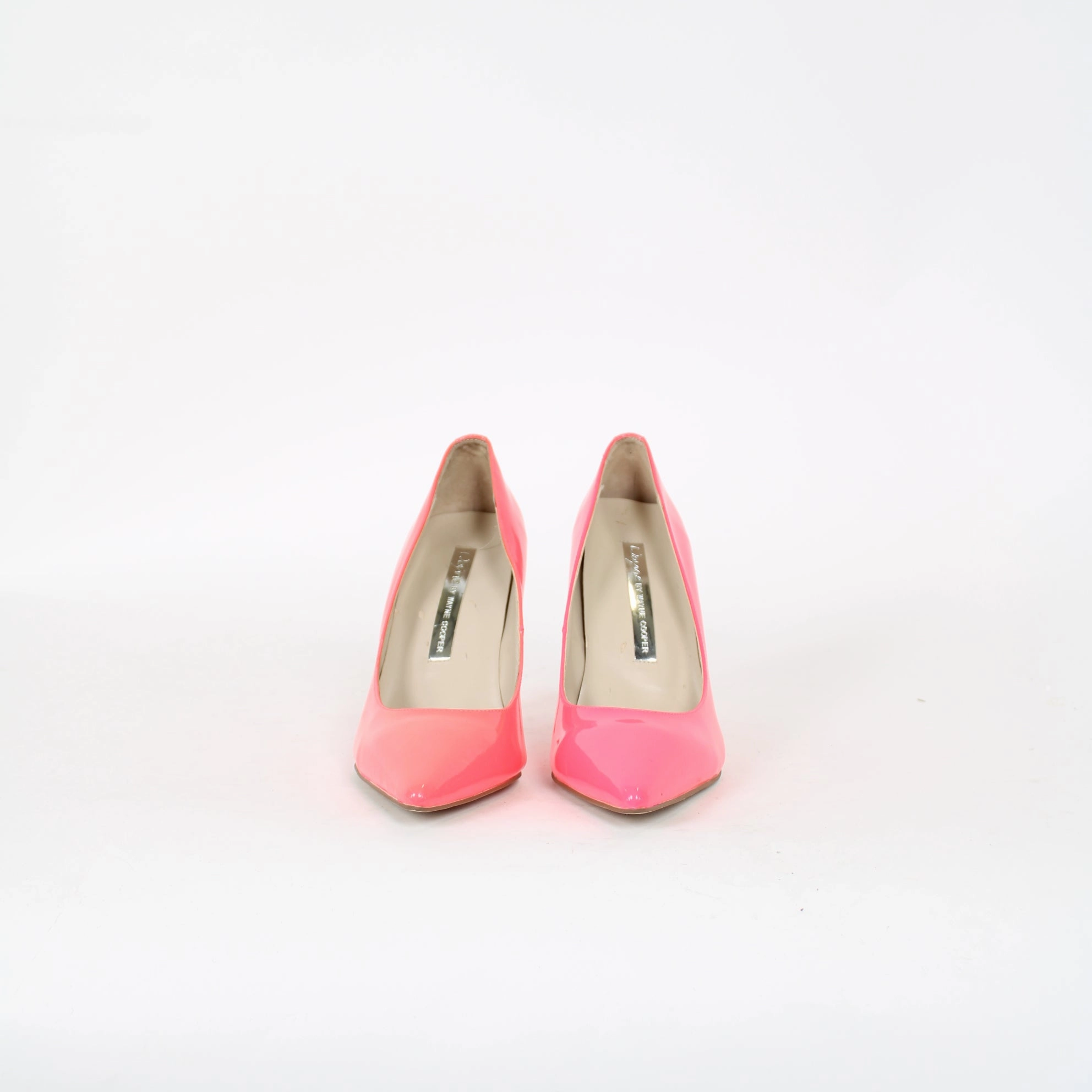 Wayne Cooper Pink Pointed Heels Bondage With Heels