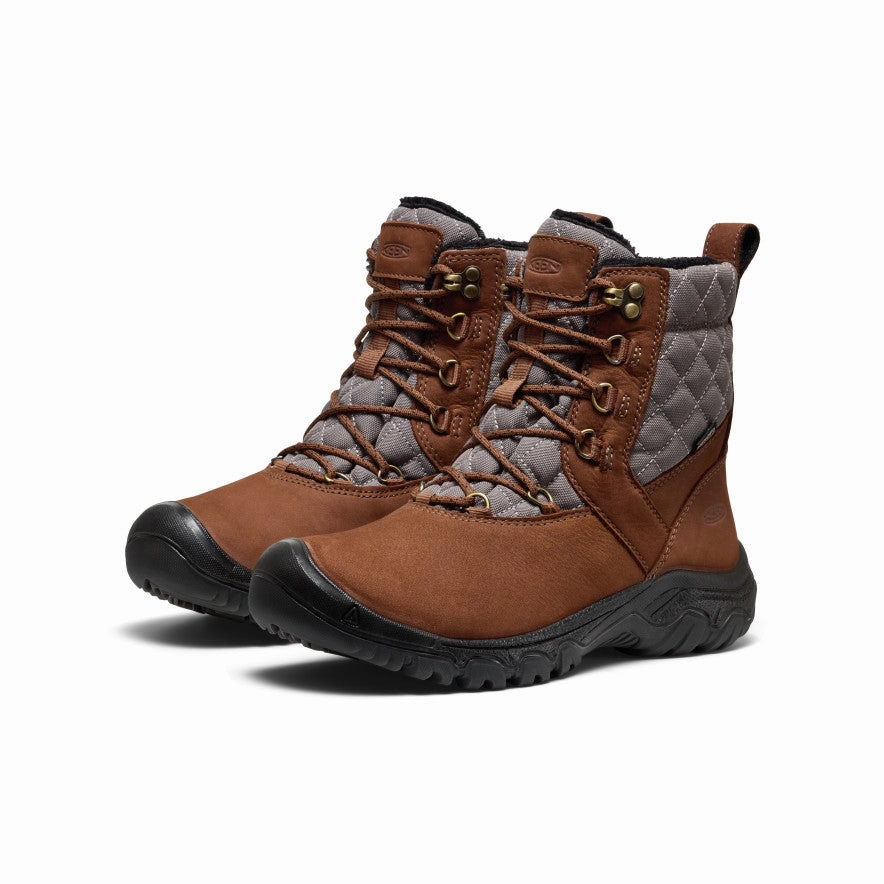 Leather Hiking Boots Waterproof Women's Greta II Waterproof Boot  |  Bison