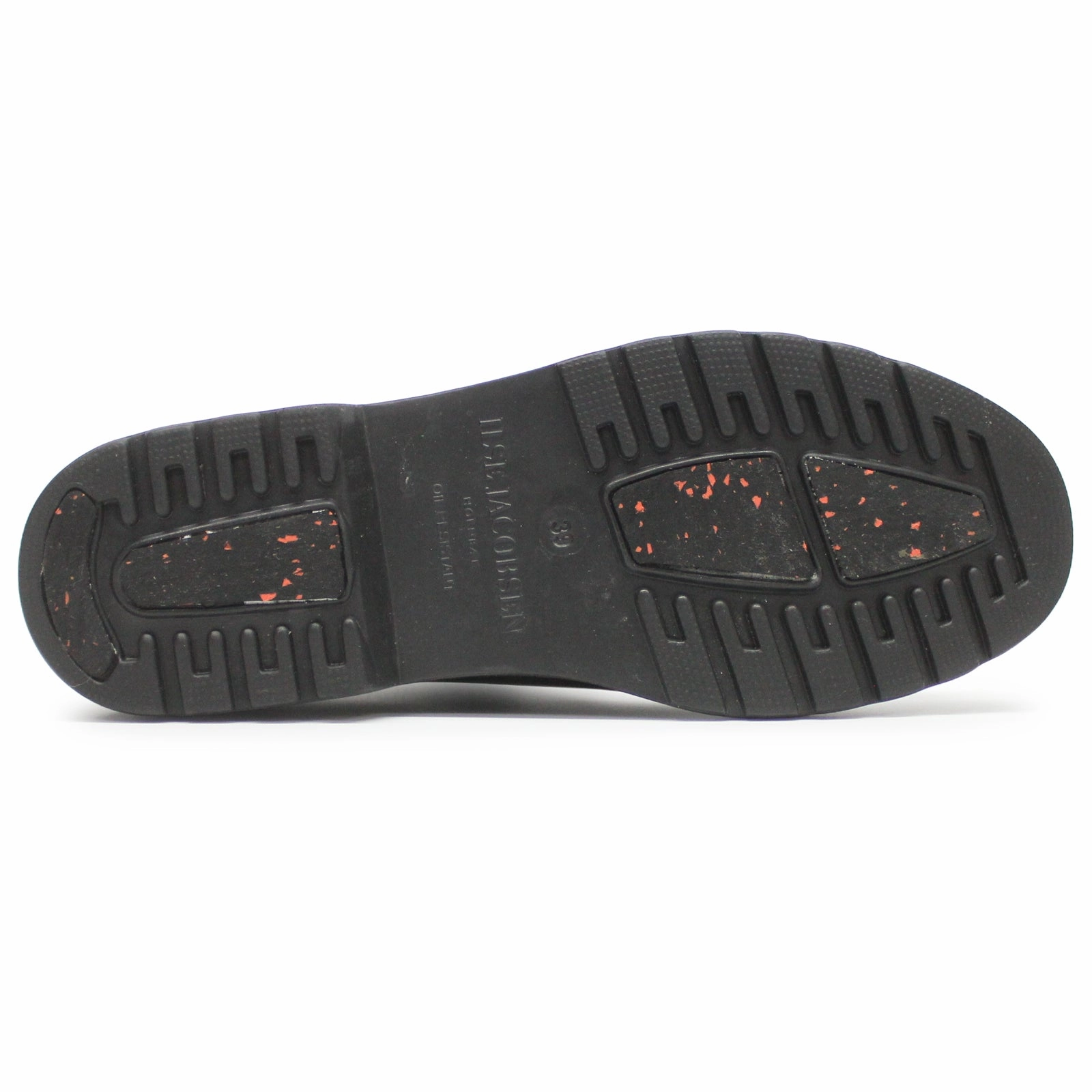 Leather Lug Soled Ankle Boots Ilse Jacobsen Rub 30C Rubber Women's Dark Indigo Chelsea Boots