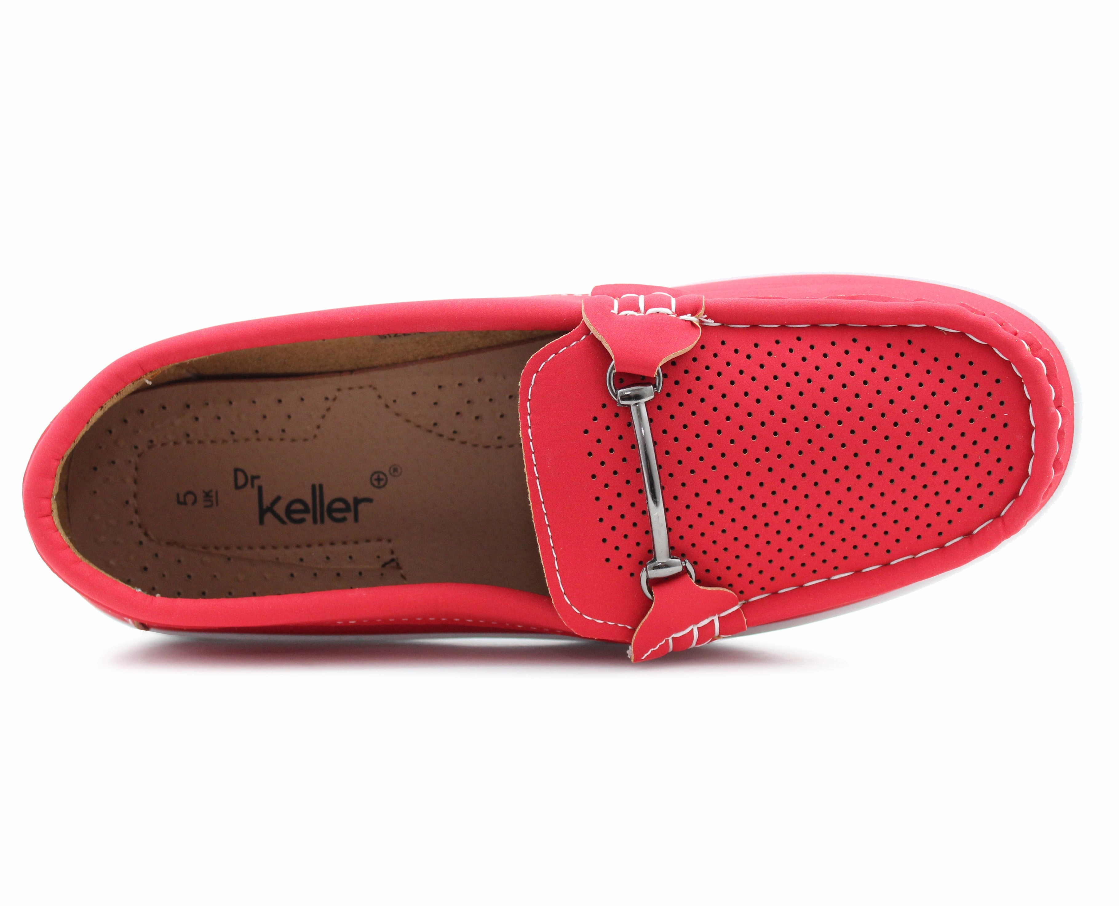 Womens Slip On Loafers Flat Casual Buckle Penny Loafer Pumps Moccasin Breathable Deck Boat Shoes Red Neutral Loafers