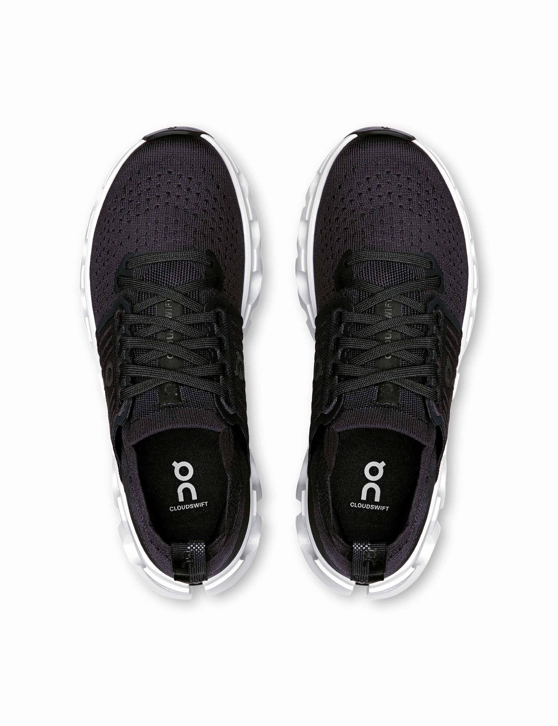 Cloudswift 4 - Black/White Running Shoes Used