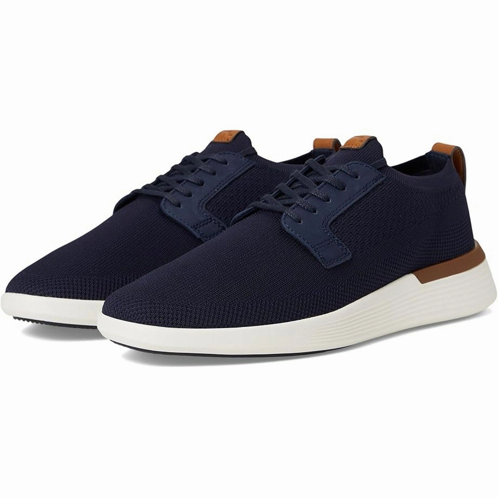 Leather Shoes Derby Wolf & Shepherd Mens Swiftknit Derby Sneakers US 6 EU 39 Navy Knit NIB