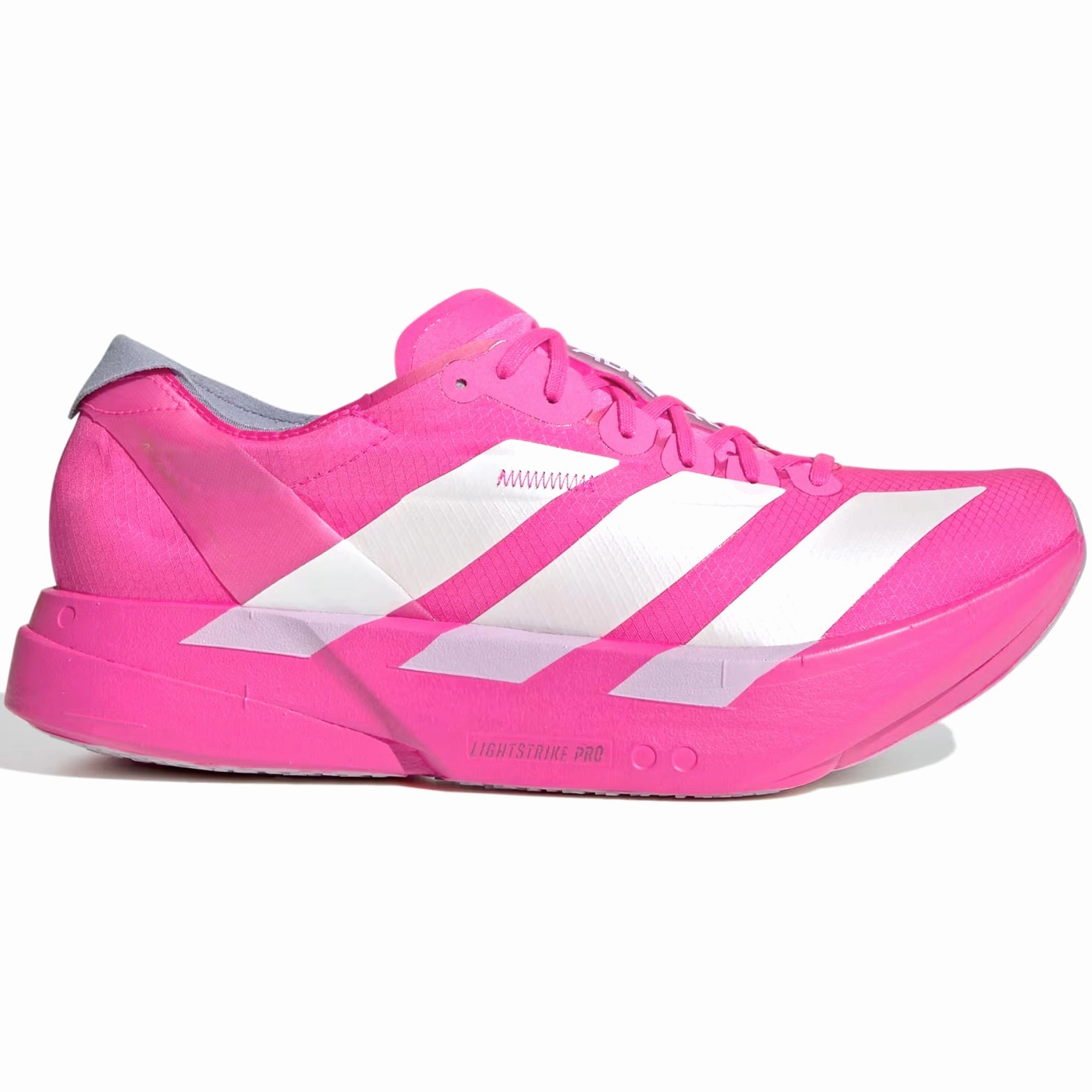 Women's Adizero Adios Pro 4 Running Shoes Shock Pink / Zero Metalic / Aurora Plum Adidas Monofit Shoes