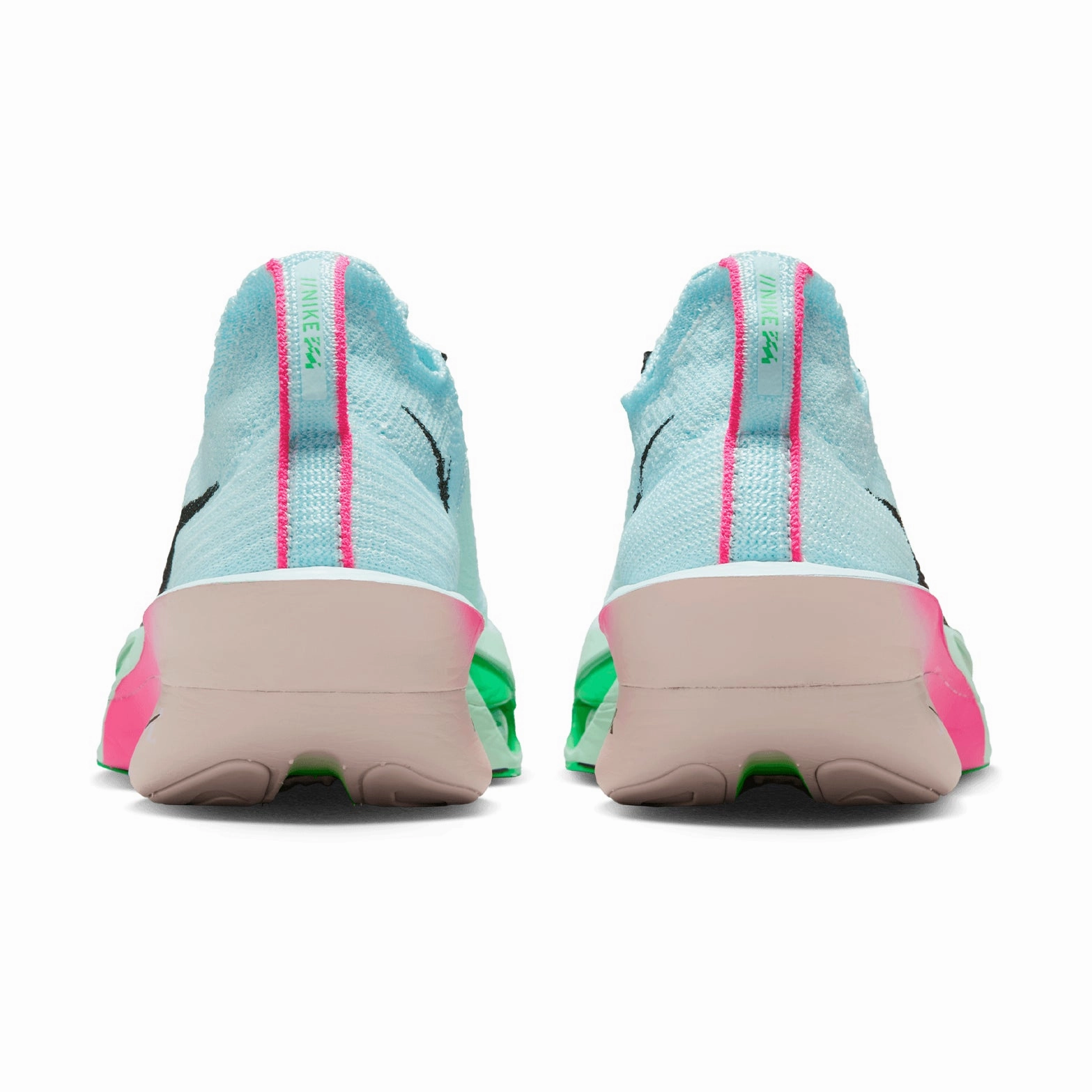 Nike Wrestling Shoes New Women's Alphafly 3 Running Shoes Glacier Blue / Mint Foam / Green Shock / Black
