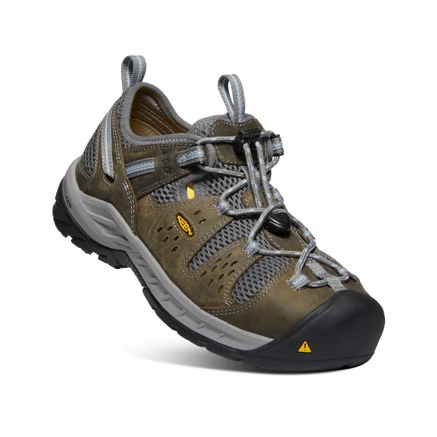 Women's Atlanta Cool II ESD (Steel Toe)  |  Gargoyle/Blue Fog Parts Of A Hiking Boot