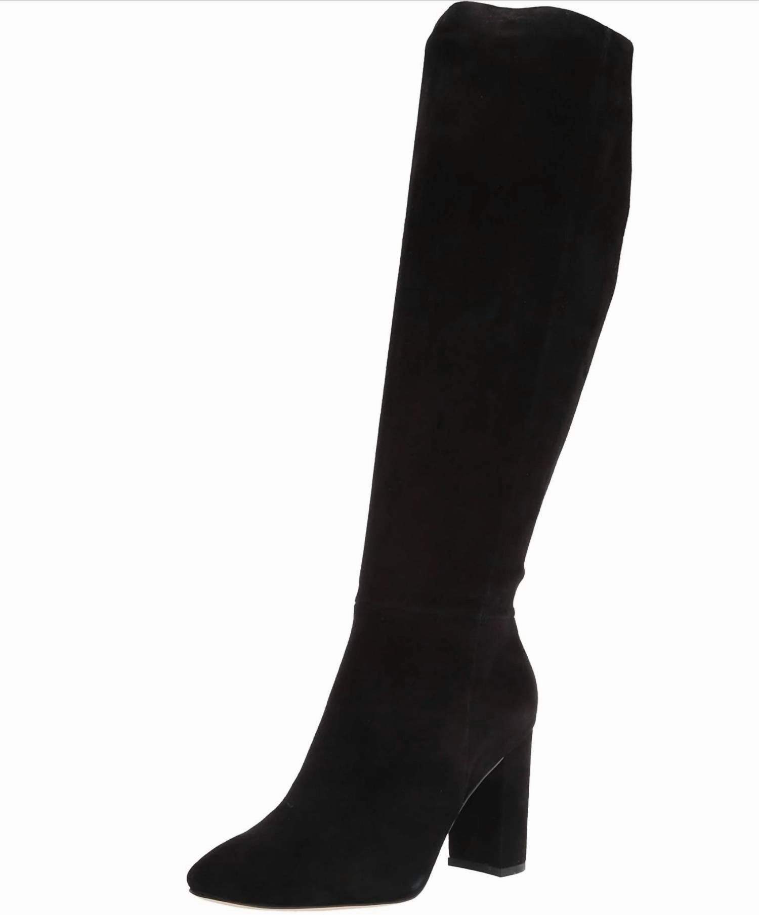 Neon Boots Club Women's Dalton Stretch Knee Boot In Black