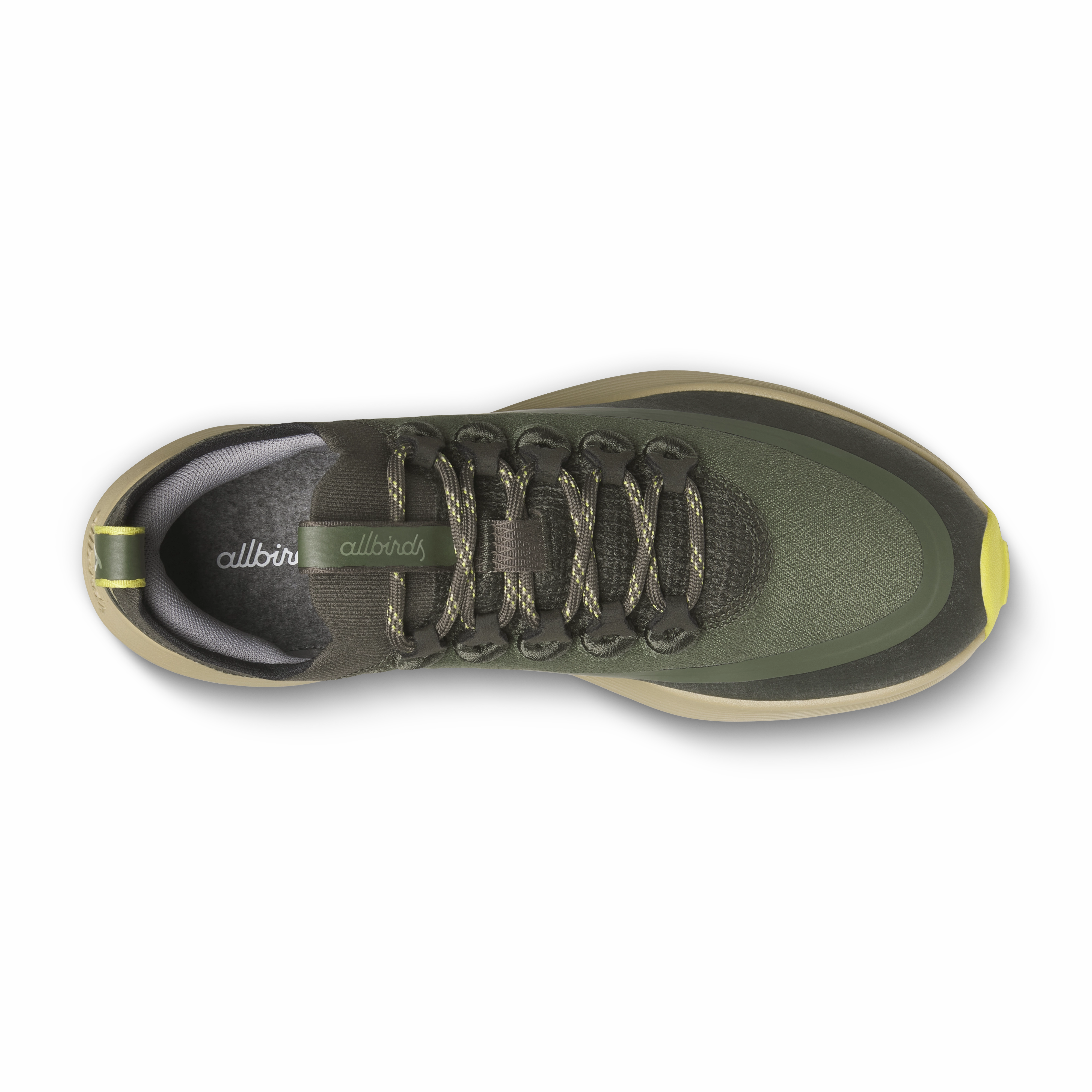 Women's Strider Explore - Rustic Green (Hazy Beige Sole) Ll Bean North Peak Trail Shoes