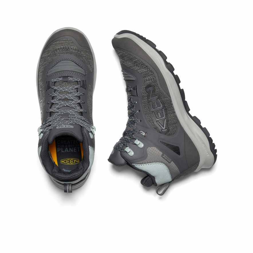 Women's Terradora Flex Waterproof Hiking Boot  |  Magnet/Cloud Blue Nike Goretex Hiking Boots