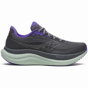 Women's Triumph 23 GORE-TEX Running Shoes Shadow / Aloe Trailstorm Waterproof Hiking Shoe