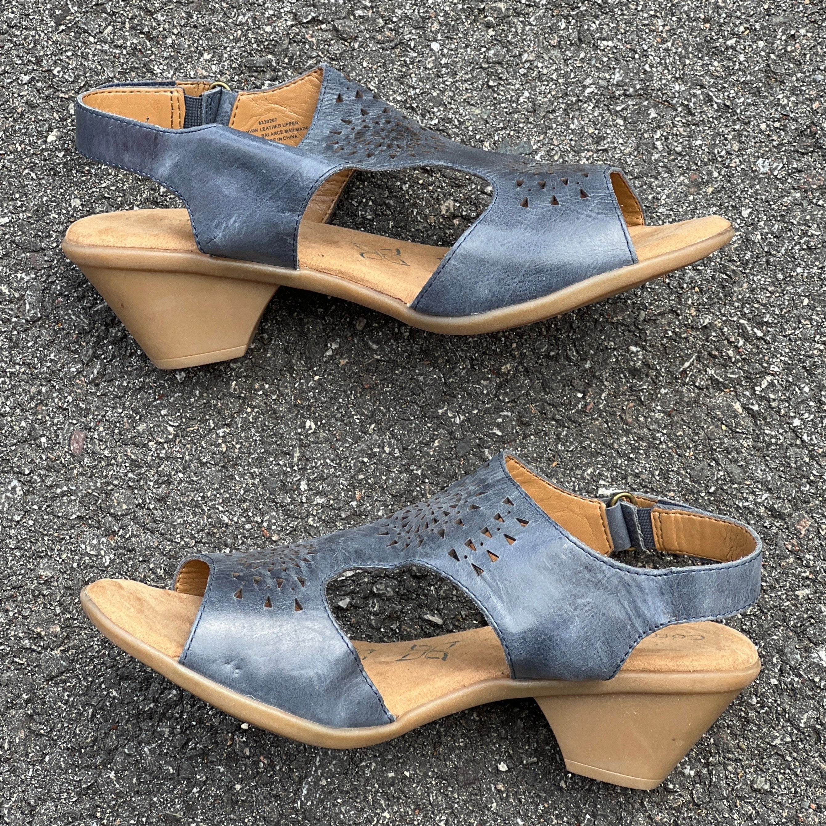 Ocun Ozone Qc Climbing Shoes Womens Comfortiva Felda Sandal 9.5W Blue leather