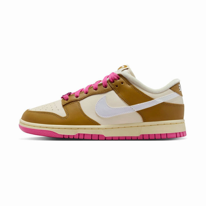 Matching Shoes For Couples Nike WOMENS NIKE DUNK LOW SE-BRONZINE/COCONUT MILK-FD8683-700