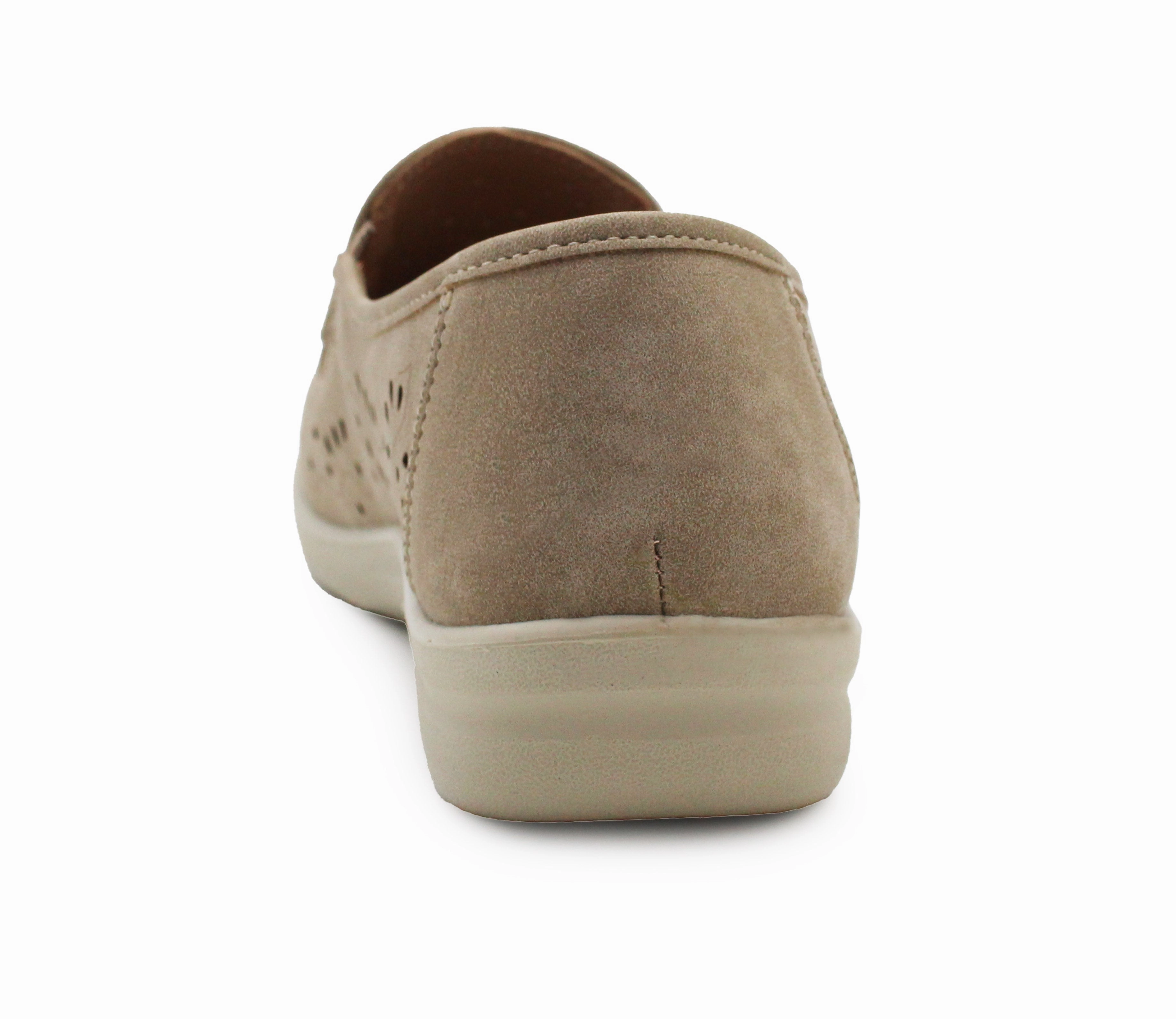 Loafers With Wedge Womens Slip On Elastic Loafers Flat Ladies Casual Breathable Office Nurse Pumps Shoes Beige