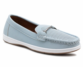 Jack Rogers Loafers Womens Slip On Loafers Flat Casual Buckle Penny Loafer Pumps Moccasin Breathable Deck Boat Shoes Blue