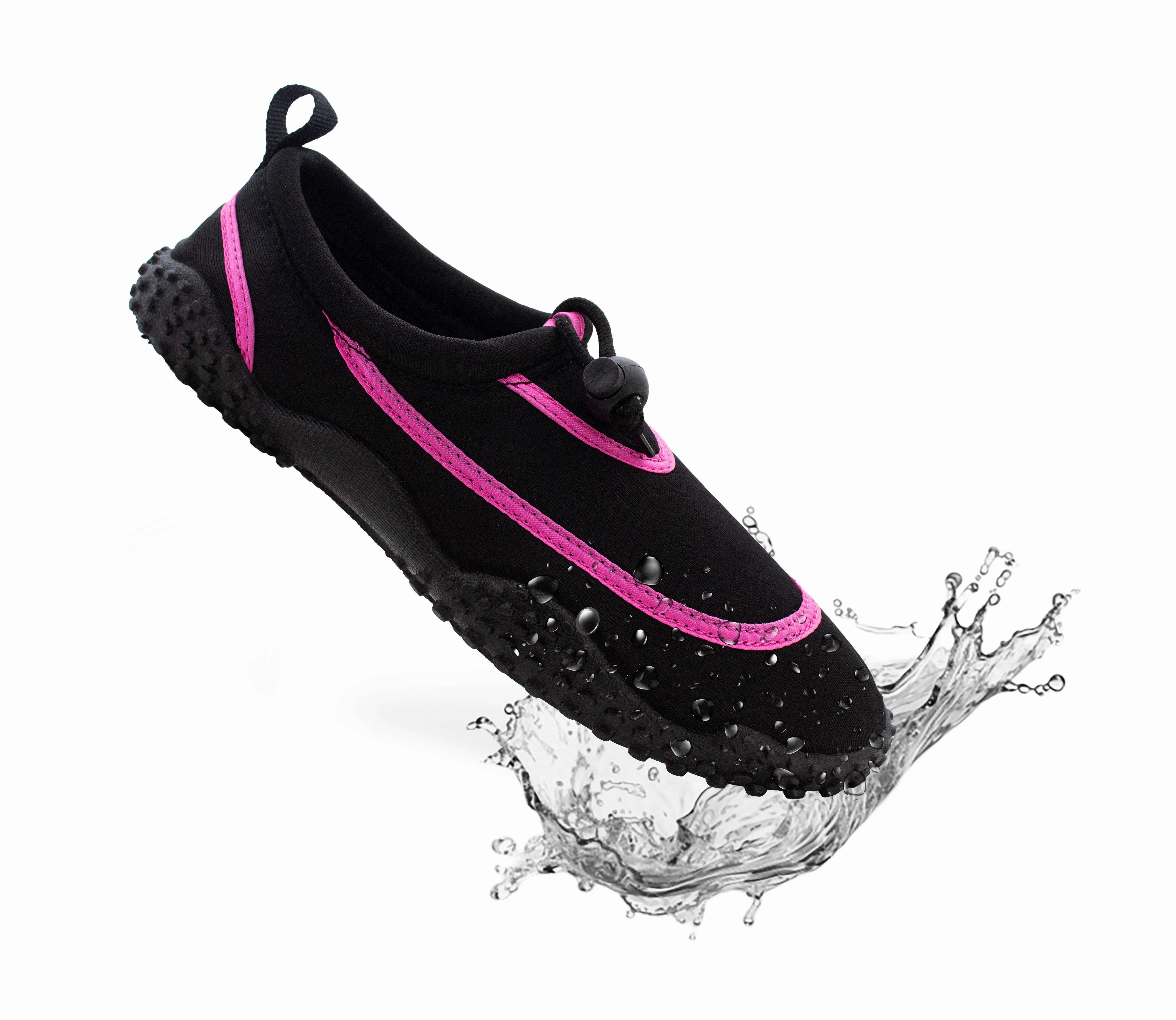 Waterproof City Shoes Womens Wet Shoes Wetsuit Water Socks Aqua Sports Adjustable Toggle Sea Beach Ladies Pool Side Swimming Surf Quick Dry Shoes