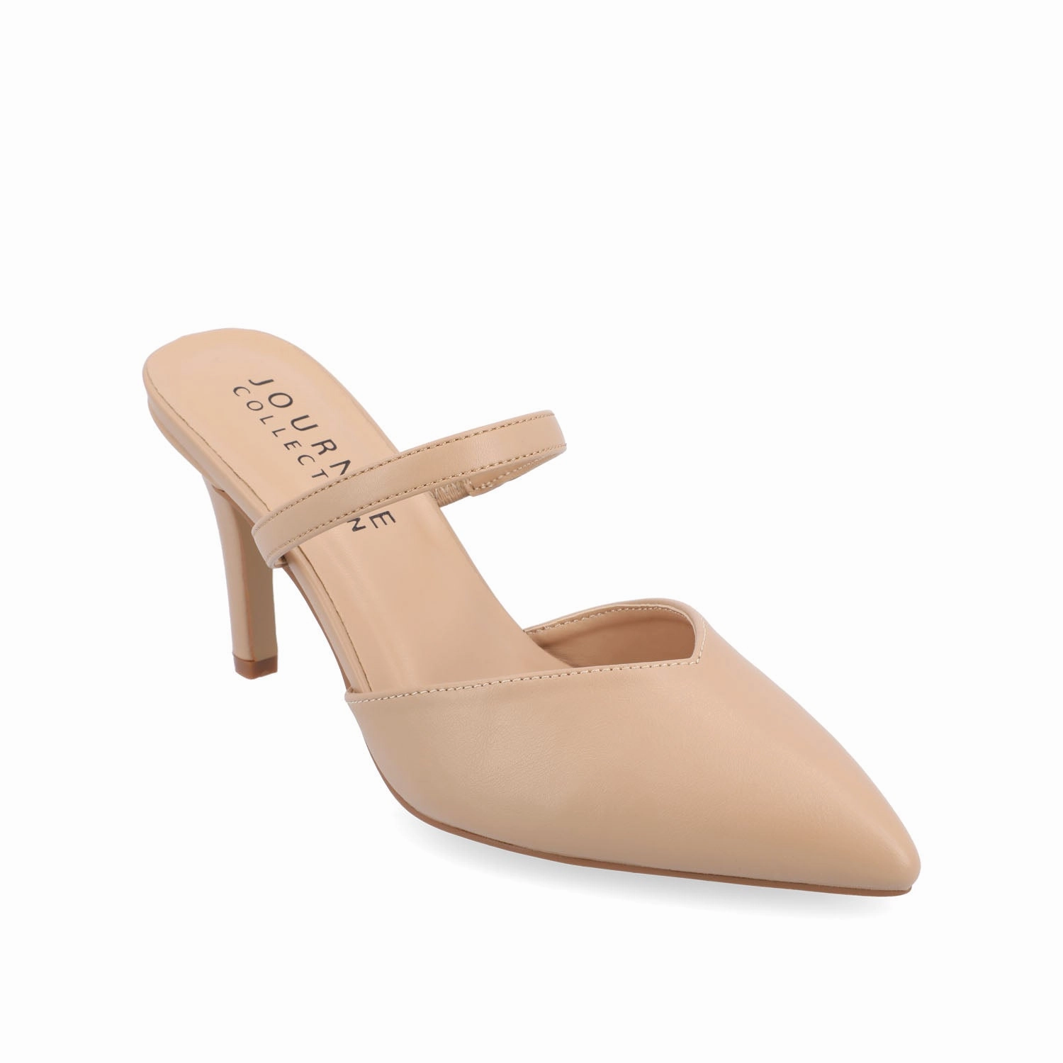 YVON STILETTO PUMP HEELS IN COOL SHADES Tan High Heels