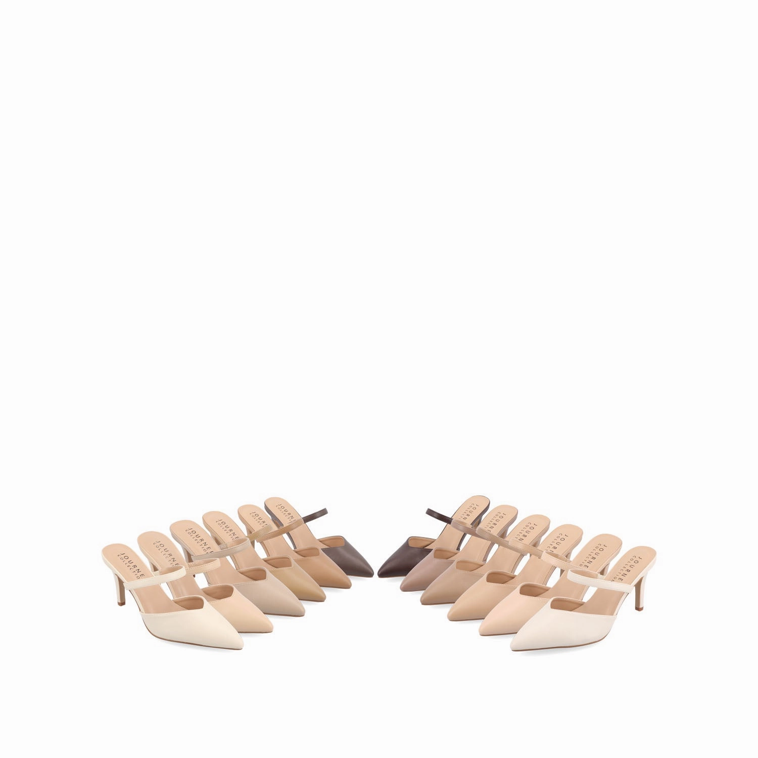 YVON STILETTO PUMP HEELS IN WARM SHADES Chic High Heels